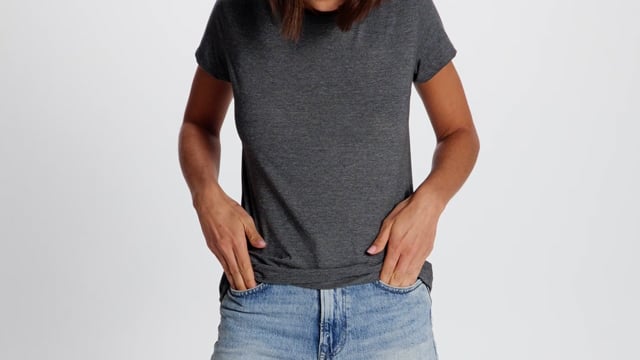 Video for Fox kortermet T-skjorte for dame med trykk