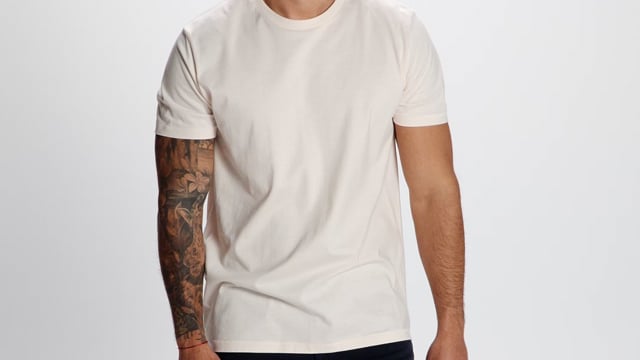 Video for Golden kortermet T-skjorte for herre med trykk