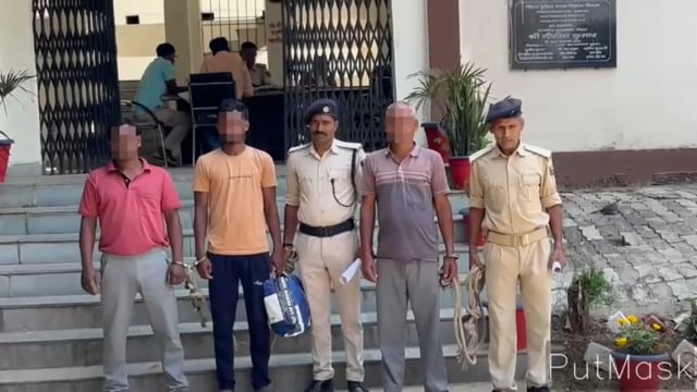 पुलिस ने फरार चल रहे तीन वारंटी को किया गिरफ्तार भेजा न्यायालय