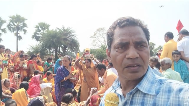 श्रीमद् भागवत कथा साप्ताहिक ज्ञान महायज्ञ को लेकर निकाली गई भव्य कलश यात्रा