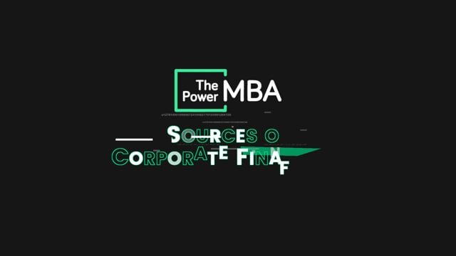 Sources of Corporate Financing