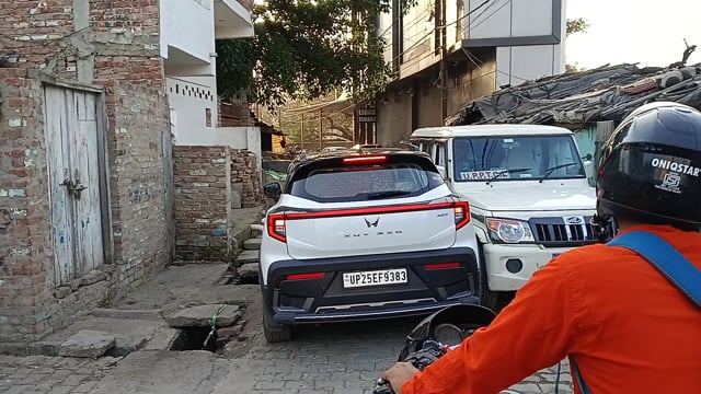 शाहजहांपुर में जाम लगा हुआ