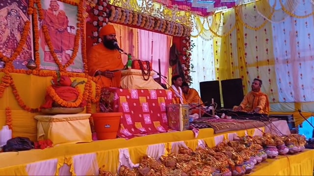 ग्रहौणी गोपालपुर गांव में श्रीमद् भागवत सप्ताह ज्ञान महायज्ञ का आयोजन