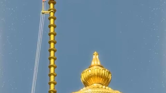 रामनवमी के पर्व पर उत्तर प्रदेश मुख्यमंत्री योगी आदित्यनाथ जी ने अयोध्या में श्री राम मंदिर पर किए भगवान श्रीराम दर्शन 