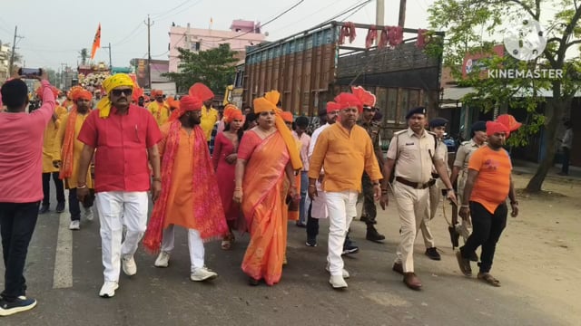 रामनवमी पर अमरपुर में भव्य शोभा यात्रा, जय श्री राम के नारों से गूंजा पूरा शहर।