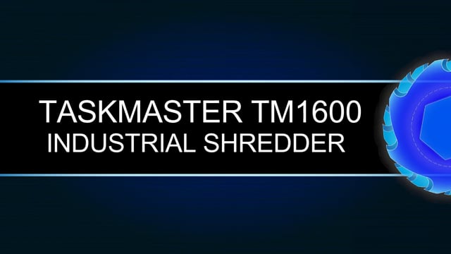 TASKMASTER TM1600 Shredder - Clothes, Wood, Paper and More
