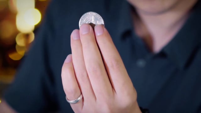 Video Wing Coin by Harry He & Bacon Magic