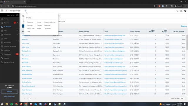 ServiceBridge Customer Information Pt 1 video thumbnail