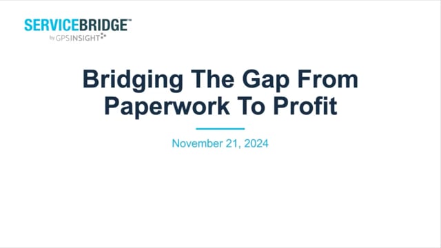 Bridging the Gap from Paperwork to Profit video thumbnail