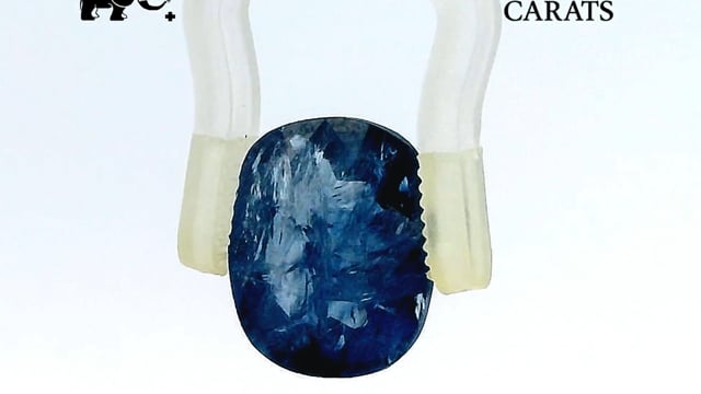 Cornflower Blue Myanmar Sapphire 6.61 Carat — video