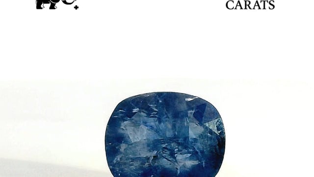 Cornflower Blue Myanmar Sapphire 6.61 Carat — video