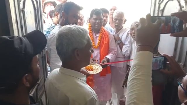 विधायक विमल राजवंशी ने लोजपा कार्यालय का सिरदला में किया उद्घाटन