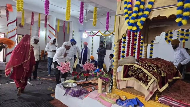 इंजेवारी पेठ में खालसा साजना दिवस और वैसाखी पर्व में विधायक रामदास मसराम कि ऊपस्थीती