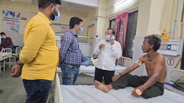  विधायक रामदास मसराम ने देसाईगंज वडसा के ग्रामीण अस्पताल का दौरा कर के मरीजों का हाल जाणा