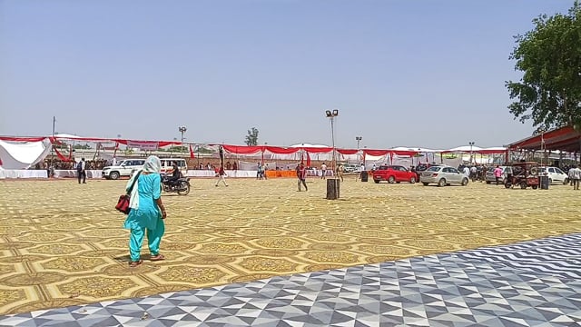 संत  दास जी महाराज पूर्ण रूप से तैयारी हो गई शाम को आयोजित होगा