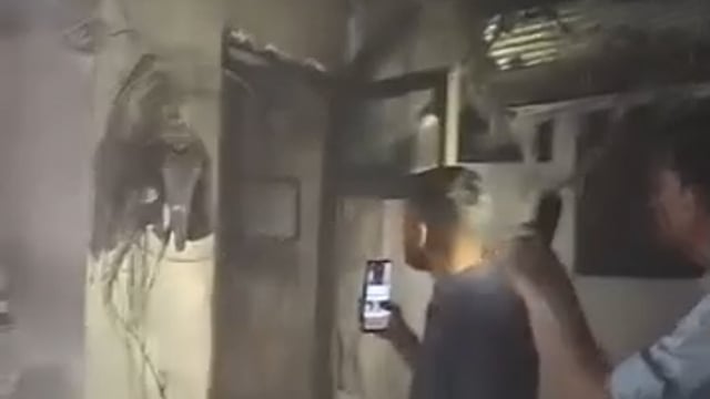 शाहजहांपुर बहादुरगंज शॉर्ट सर्किट से लगी आग