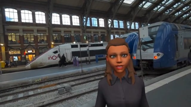 Avatar IA pour l'expérience voyageurs