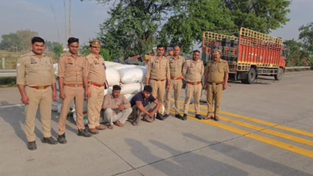 MANT-“एक्सप्रेसवे पर रोका गया कैंटर… और खुल गई तस्करी की बड़ी कहानी”