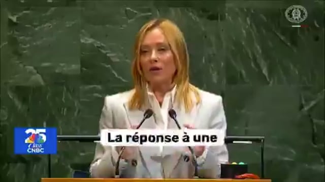 ➡️....इज़राइल ने अपनी हदें पार कर दी हैं..!!
मैं फ़िलिस्तीनी नागरिकों के नरसंहार की निंदा करती हूँ और मैं घोषणा करती हूँ कि— इटली इज़राइल के खिलाफ यूरोपीय प्रतिबंधों का समर्थन करेगा।

~ जॉर्जिया मिलोनी , प्रधानमंत्री, इटली