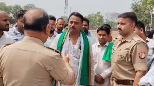 भारतीय किसान यूनियन भानु के राष्ट्रीय प्रवक्ता को तीन थानों की पुलिस ने हापुड़ जाने से बमुश्किल रोका