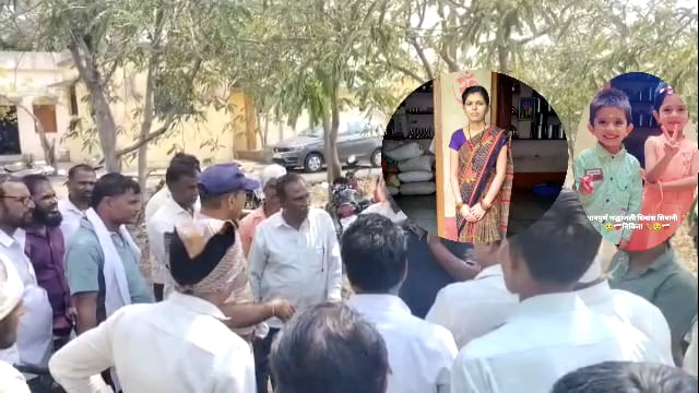 औसा तालुक्यातील खरोसा येथे दोन चिमुकल्या मुलांसह आईने विहिरीत उडी घेऊन केली आत्महत्या