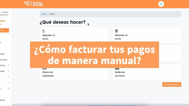 Cómo facturar tus pagos