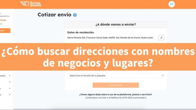 Cómo buscar direcciones con nombres de negocio o lugar
