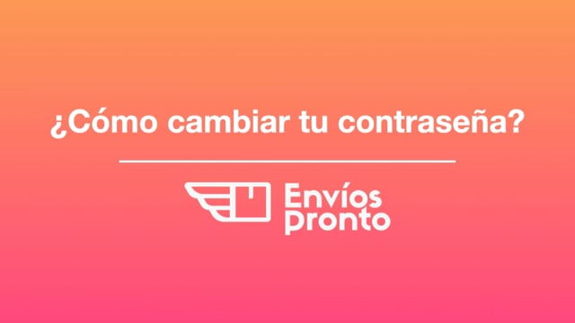 Cómo cambiar tu contraseña