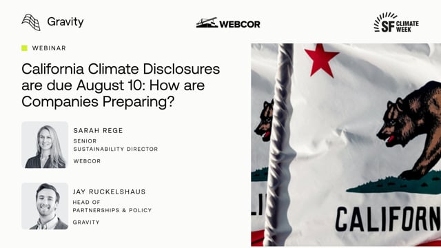 California Climate Disclosures: How Are Companies Preparing?
