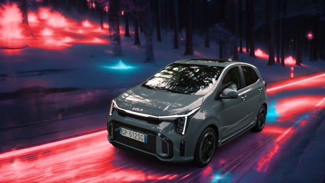 Kia Picanto - AI advertising by AIWOOD