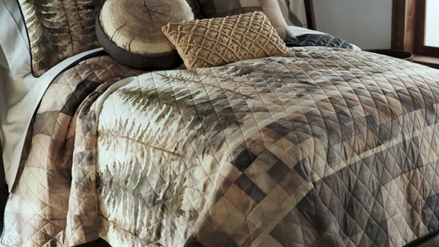 Vimeo video preview for Misty Forest Quilt Bedding Collection - 1186260644