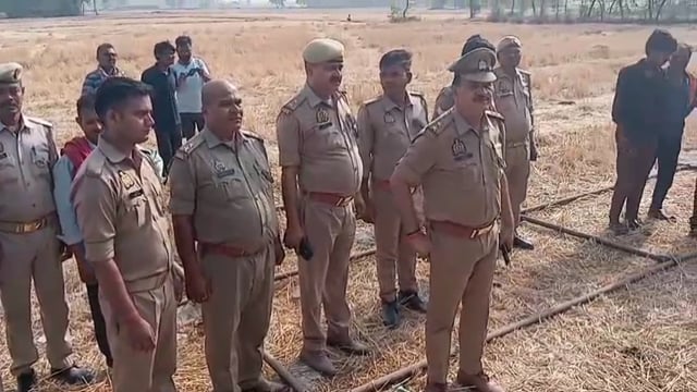 बलिया में डबल मर्डर से मची सनसनी,मौके पर काफी संख्या में पुलिस बल तैनात,घटना को लेकर SP ने कहा.....