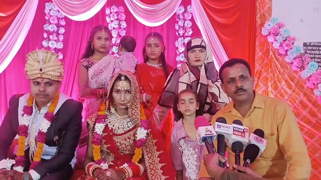 समाजसेवक नीरज बाजपेई 131 भी विवाह कराया