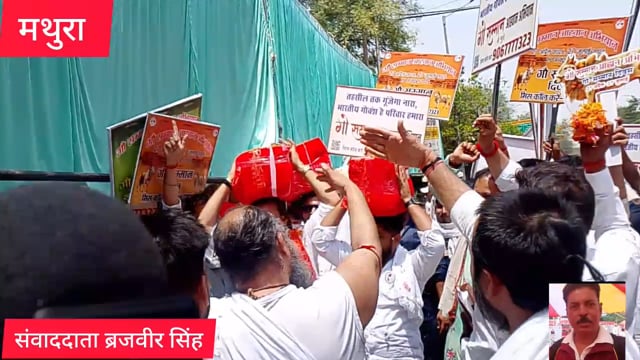 मथुरा SDM कार्यालयपरश्री संत महराज जी गौ सेवक अधिवक्ता द्वारामुख्यमंत्री जीराज्यपाल जी प्रधानमंत्रीजीराष्ट्रपति जीकेलिएज्ञापनसोपा गौ माता को राष्ट्र माता घोषित किया जाए