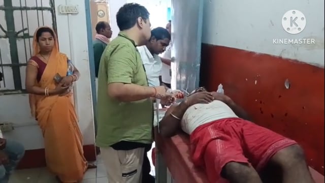 जमीनी विवाद में हिंसक झड़प, सात लोग घायल,पुलिस जांच में जुटी।