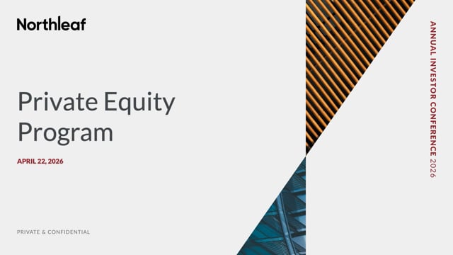 AIC 2026 - Private Equity Program Update