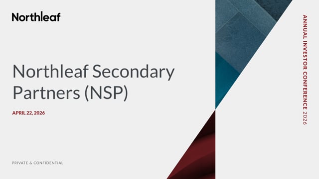 AIC 2026 - Northleaf Secondary Partners (NSP) Update