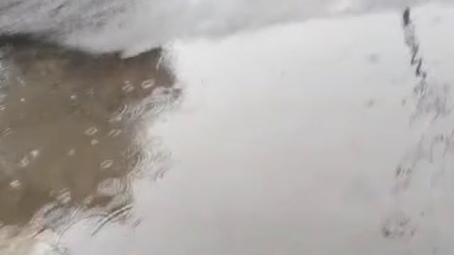 मामूली बरसात में डूबा मालगोदाम रोड, 15 दिन में ही निर्माण की खुली पोल