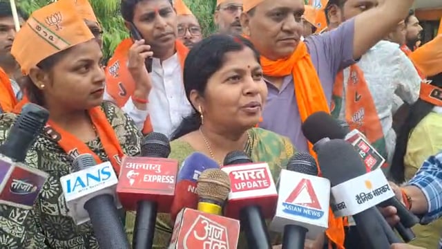 बीजेपी की रुझानों में प्रचण्ड जीत - डॉ संगीता बलवंत राज्य सभा सांसद 