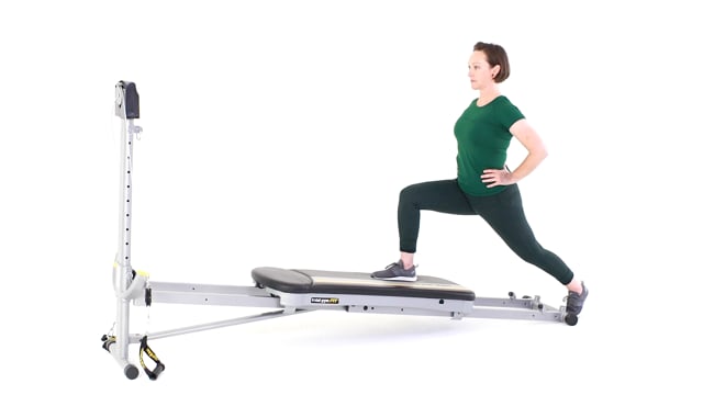 Total Gym Forward Lunge demonstration