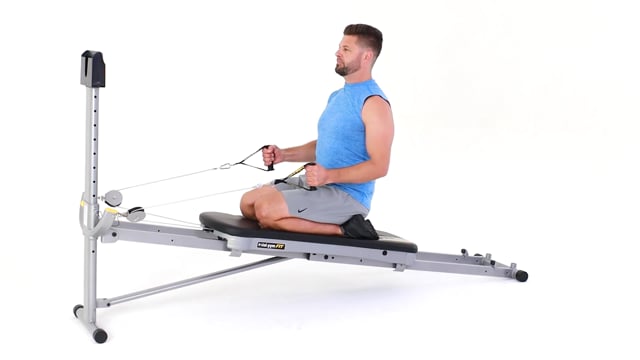 Total Gym Seated Row demonstration