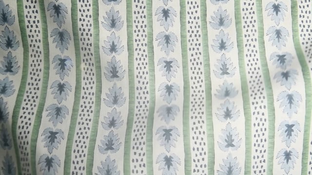 Video showcasing Spoonflower's Belgian Linen fabric