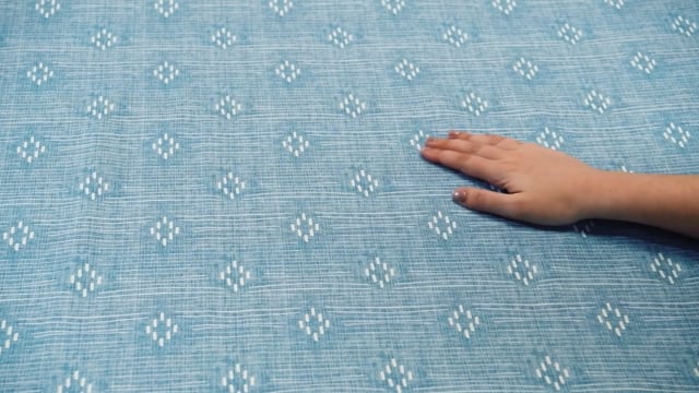 Video describing dogwood denim fabric