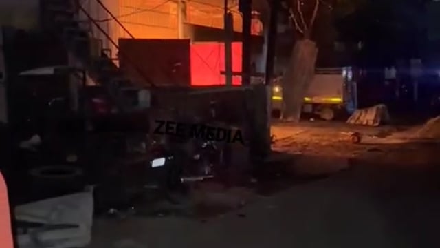 जनपद मुजफ्फरनगर के महावीर चौक के निकट गैस सिलेंडर फटने की सूचना