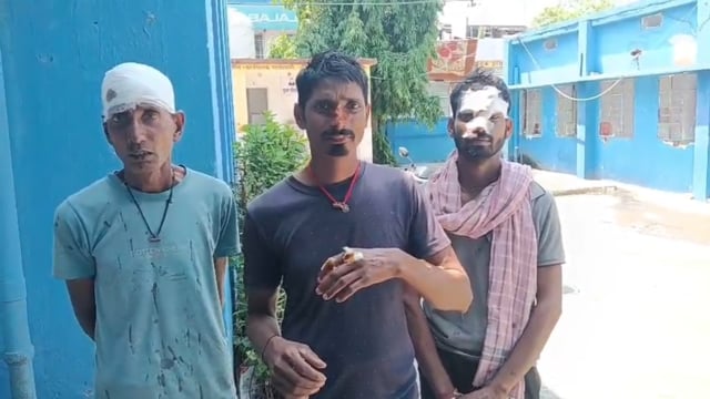 रास्ता विवाद में खूनी झड़प, दो पक्षों से चार लोग जख्मी।