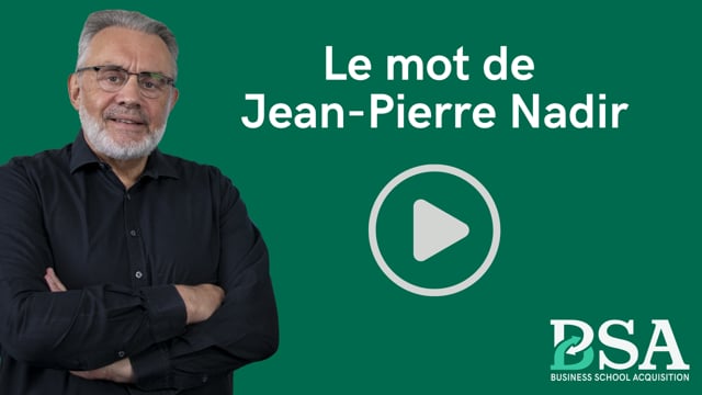 Mot de Jean-Pierre Nadir