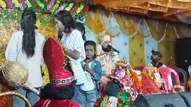 भक्तिमय माहौल में संपन्न हुआ चांदन दूबे मंदिर स्थित आयोजित रामचरित मानसपाठ व नवाह पारायण महायज्ञ: कथावाचक रंजीत शास्त्री