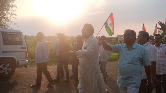 ମହିଳା ଆରକ୍ଷଣ କୁ ବିରୋଧ କରୁଥିବା ଦଳ ବିରୁଦ୍ଧ ରେ ମହିଳା ଜନ ଆକ୍ରୋଶ ଓ ପଦ ଯାତ୍ରା