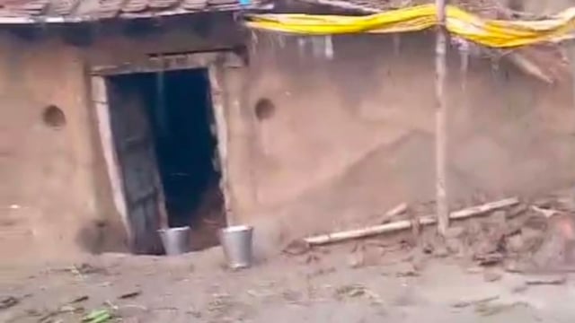 भयंकर आंधी तूफान में रायगढ़ कुटिलिया गांव में सीताराम के मकान पर गिरा नीम का विशाल पेड़ बड़ा हादसा #latest_news 