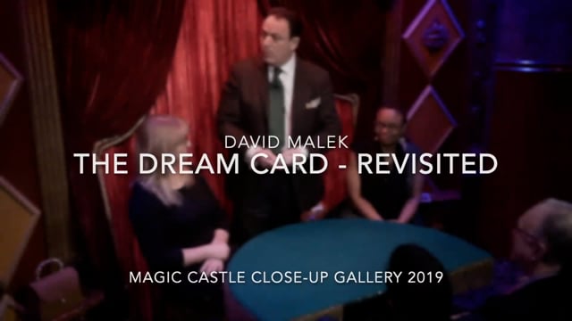 Video The Dream Card Revisited (The Ultimate Card to Wallet) - A Comprehensive Guide by David Malek - Book (VT)